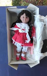 Like New Fine Porcelain Doll