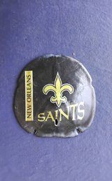 New Orleans Saints Painted Sand Dollar