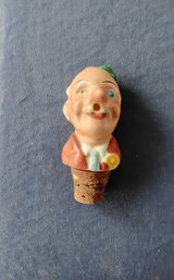 Vintage Ceramic Liquor Bottle Pourer