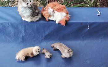 Vintage Furry Figurines