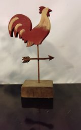Vintage Wooden Rooster