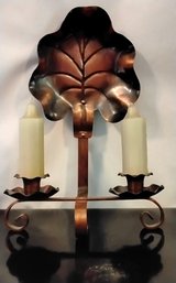Vintage Copper Wall Sconce