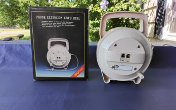 Never Used 50' Phone Extension Cord Reel