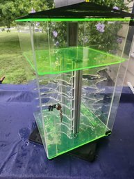 Multiple Purpose Neon Green Display Case