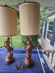 Vintage Figural Table Lamps