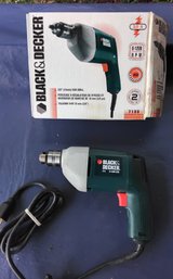 Brand New Black And Decker Electric Drill