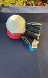 9 Brand New Plastic Colanders
