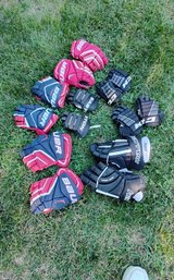 Collection Of Hockey Gloves