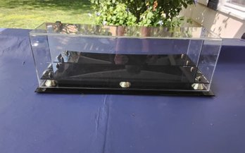 Hanging Display Case With Mirrored Back