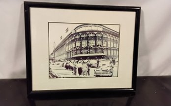 1947 Framed Photo Of Ebbets Field