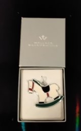 W.S. Porcelain Pony Necklace Pendant