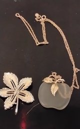 Sarah Coventry Necklace And Brooch