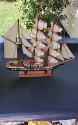 17--1/2 ' Wooden Belem Tall Ship