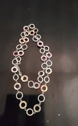 Lia Sophia Mother Of Pearl Ring Necklace
