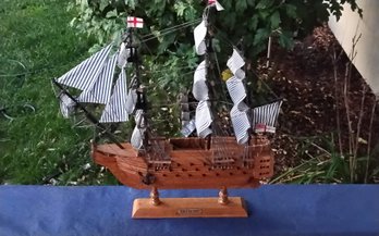 Wooden 15' Tall Ship  ( Victory )