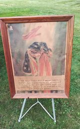 Vintage Framed Poster