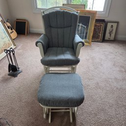 Dutailer Rocker Glider & Ottoman