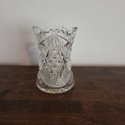 Cut Glass Crystal Vase