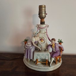 Porcelain Table Lamp Stamped Germany