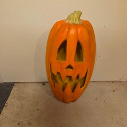 3ft Tall Jumbo Foam Light Up Pumpkin Decoration