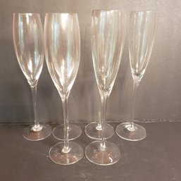 Four Champagne Flutes