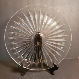 Val St. Lambert Cake Plate 11.5'