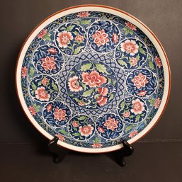 Vintage Floral Plate