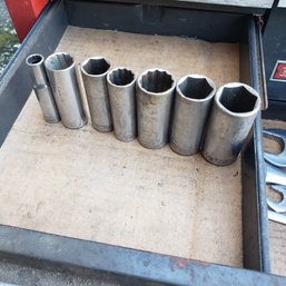 Lot Of 2-1/2' Deep Sockets Vintage