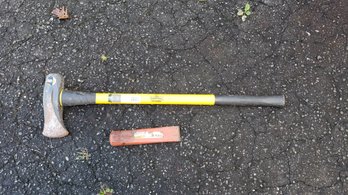 Groundwork Pro Series Splitting Maul (sledge Axe) With Fiberglass Handle & #5 Wedge