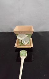 Never Used Peace Love And Joy Ceramic Flower Pot