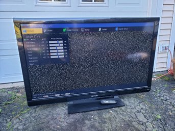 60' Sharp LC-60e78un Liquid Crystal TV With Remote