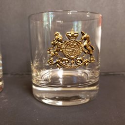Eight Pieces, Buckingham Palace Royal Coat Of Arms Drink Glass