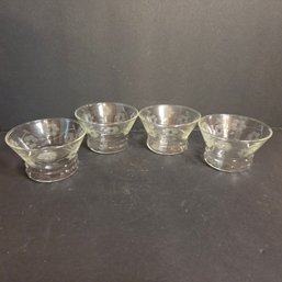Four Princess House Berry Bowls