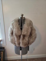 Fur Collar Shawl Wrap