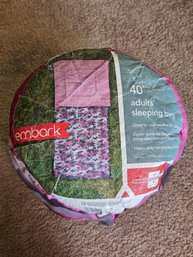Embark Adult Sleeping Bag-pink Camo