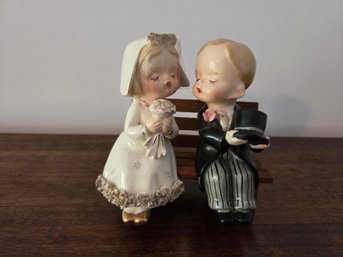 Vintage Bride & Groom Figures