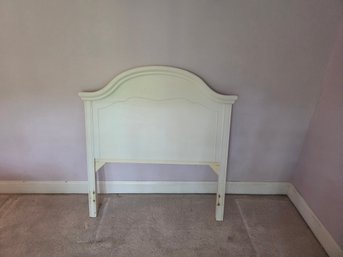 White Painted Headboard