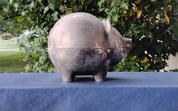 Vintage Metal Piggy Bank