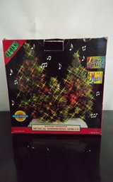 Christmas Village Fiber Optic Shimmering Spruce