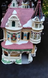 Lighted Christmas Village House #2