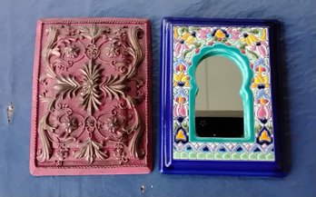 2 Ceramic Wall Plaques