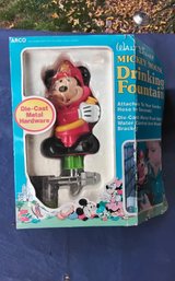 Vintage Arco Mickey Mouse Die-Cast Water Fountain