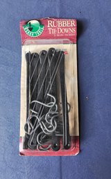 Package Of Six 9' Rubber Tie Downs