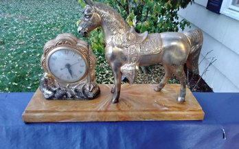 Vintage 1960s United Horse Clock