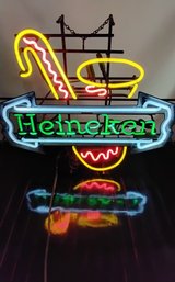 Vintage Heineken Neon Light