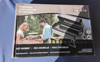 Factory Sealed Portable Char- Broil Gas Grill ( Gray Box )