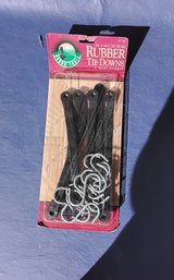 Six 9' Rubber Tie Downs