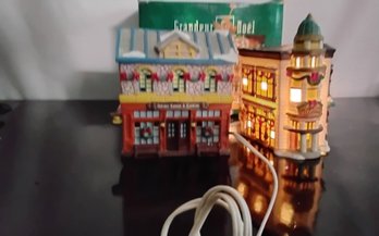 2 Piece Lighted Christmas Village ( Grandeur  Noel )