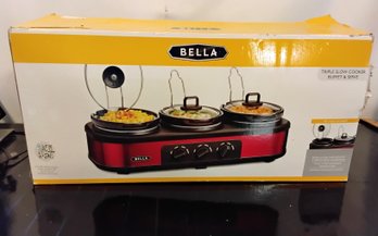 Bella Triple Slow Cooker