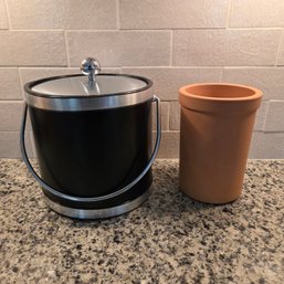 Ice Bucket & Terracotta Ice Chiller
